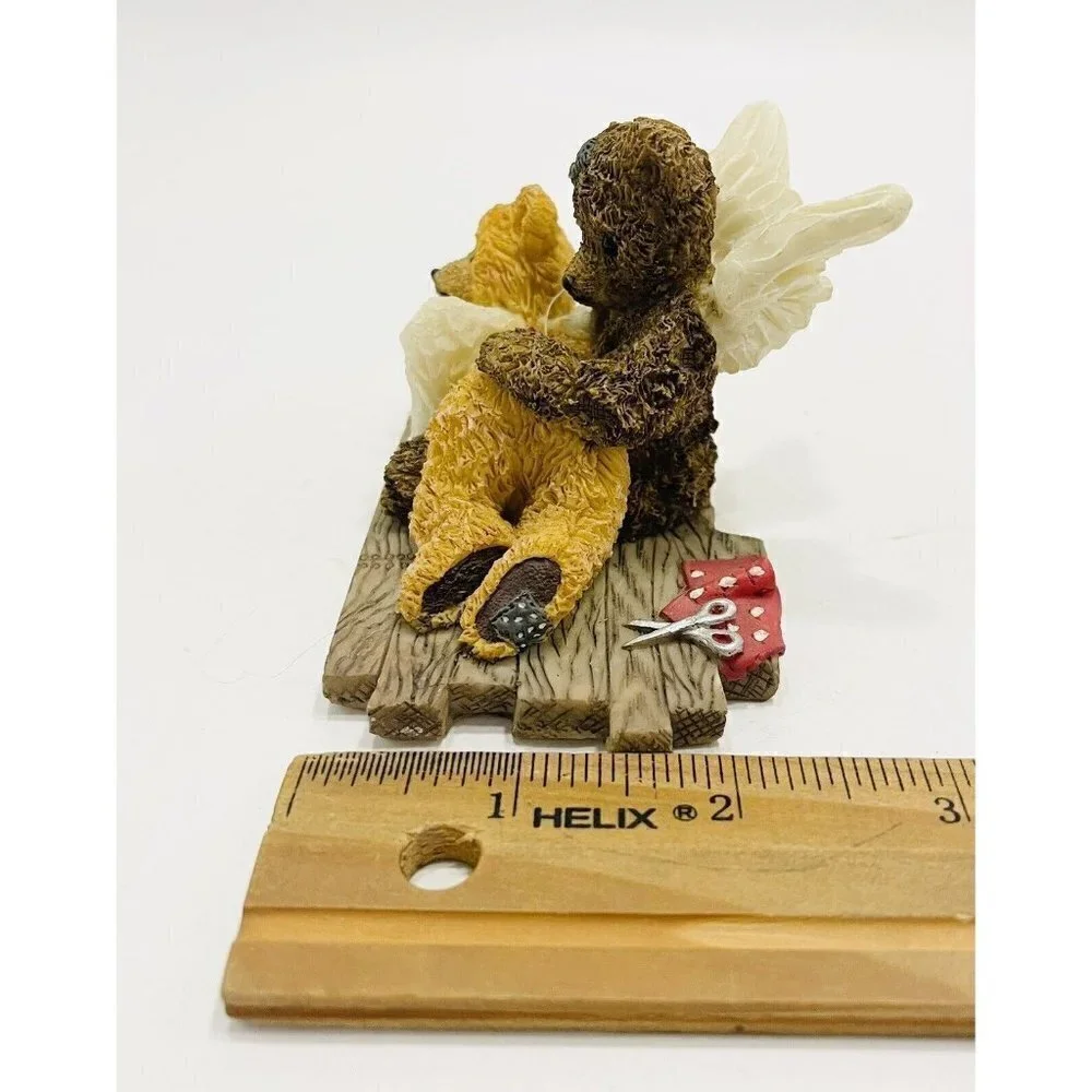 Teddy Bears Angels Figurine Murray Mending Bruin  Everybody Needs A Helping Hand